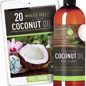 Fractionated Coconut Oil Carrier Oil, Liquid 16 Oz