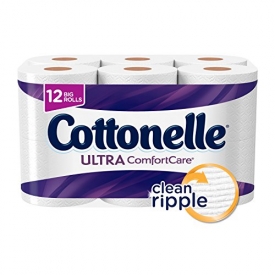 Cottonelle Ultra ComfortCare Big Roll Toilet Paper, Bath Tissue, 12 Toilet Paper Rolls