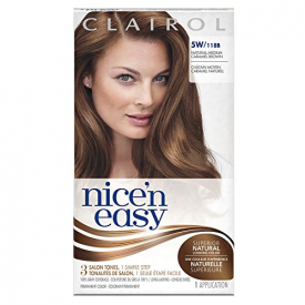 Clairol Nice ‘n Easy, 5W/118B Natural Medium Caramel Brown, Permanent Hair Color, 1 Kit (PACKAGING MAY VARY)