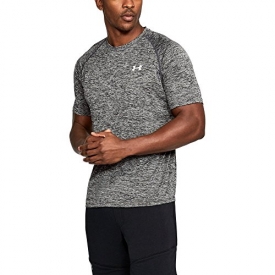 Under Armour Men’s Tech Short Sleeve T-Shirt, Graphite/White, X-Large