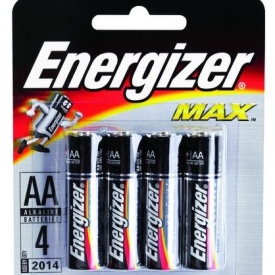 Energizer AA Batteries, Max Alkaline (4 Count)