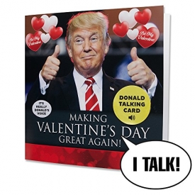 Talking Trump Valentines Card – Surprise Someone With A Personal Valentine Day Greeting From The President Of The United States – Includes Envelope