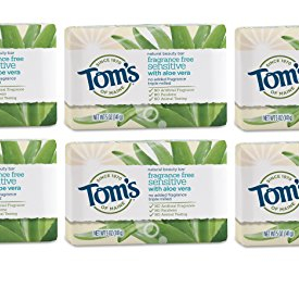 Tom’s of Maine Natural Beauty Bar Soap with Aloe Vera, Floral, 5 Ounce, 6 count