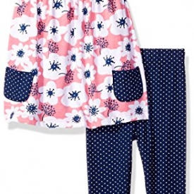 Gerber Baby Girls Tunic and Legging Set, Polka Dots, 18 Months