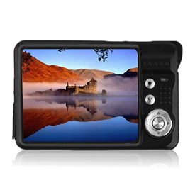 DeXop-Babrit HD Digital Camera,2.7 Inch TFT LCD display Anti-shake Smile Capture Digital Video Camera-Black