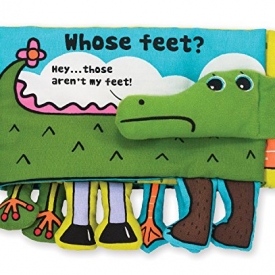 Melissa & Doug Soft Activity Baby Book – Whose Feet?