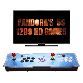 [1299 HD Arcade Games] GroGou Arcade Video Game Console 1299 Retro Games Pandora’s Box 5s Plus Arcade Machine Double Arcade Joystick Built-in Speaker