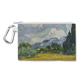 Vincent Van Gogh Fine Art Painting Canvas Zip Pouch – Large Canvas Pouch 10×7 inch – Multi Purpose Pencil Case Bag in 6 sizes