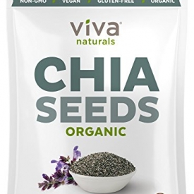 Viva Naturals – The FINEST Raw Organic Chia Seeds, 2 lb Bag