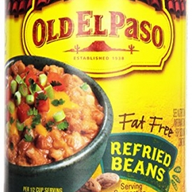 Old El Paso Fat Free Refried Beans 16 oz Can (pack of 12)