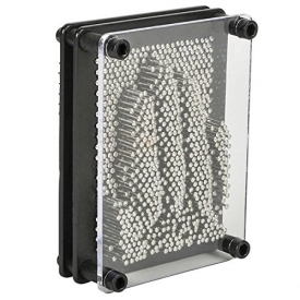 Classic 3D Pin Art Board Game -3.75″ x 5″ Arts & Craft Creative Thinking Toy For Boys, Girls, Party Favors, Art Toy Sculptures Great Gift for Kids and Adults, Home and Office Desk Decor – By Katzco