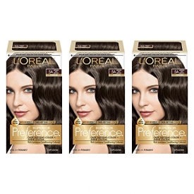 L’Oréal Paris Superior Preference Permanent Hair Color, 5A Ash Brown, 3 Count