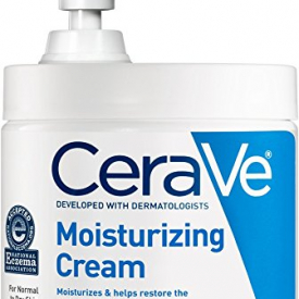 CeraVe Moisturizing Cream with Pump 16 oz Daily Face and Body Moisturizer for Dry Skin