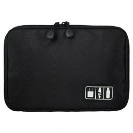 Kitron(TM) Universal Cable Organizer / Electronics Accessories Case Healthcare & Grooming Kit USB Drive Shuttle-an All in One Travel Organizer