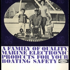 Raytheon Marine Electronic Products folder 1960s