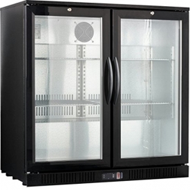 36″ Wide 2-door Back Bar Beverage Cooler