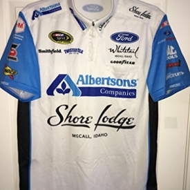 XL Richard Petty Nascar Pit Crew Shirt Jersey Ford Racing Brian Scott Albertsons Grocery Shore Lodge McCall ID Hunting Whitetail