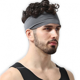 Mens Headband – Guys Sweatband & Sports Headband for Running, Crossfit, Working Out and Dominating Your Competition – Ultimate Performance Stretch & Moisture Wicking