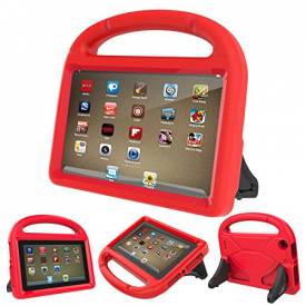 Gogoing Fire 7 2017 Case,[Light Weight] [Shockproof] Kids Children Cover Case with Carrying Handle Stand For Amazon Fire 7 Tablet (Fit “2015 Release/2017 Release”)(RED)