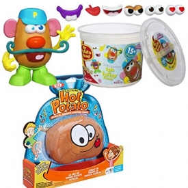 Bundle Includes 2 Items – Potato Head Playskool Mr.Potato Head Tater Tub Set and Ideal Hot Potato Electronic Musical Passing Game