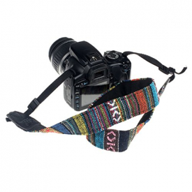 Coromose Camera Shoulder Strap Belt For SLR DSLR Nikon For Canon Sony (Blue)