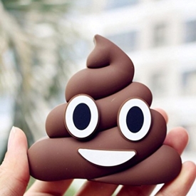 Aobiny Battery Case Emoji USB Portable Travel External Backup Battery Case Cover