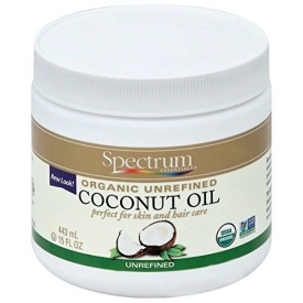 Spectrum Essentials Organic Coconut Oil, Unrefined, 15 Ounce