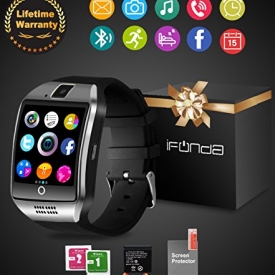 Bluetooth Smart Watch With Camera Waterproof Smartwatch Touch Screen Phone Unlocked Watch Cell Phone Smart Wrist Watch Cell Phone Watch For Android Phones Samsung IOS Iphone 7 Plus 6S Men Women Kids