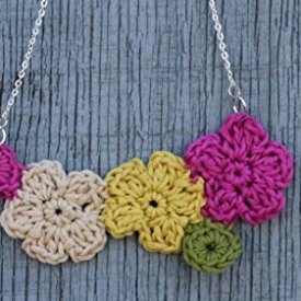Crochet Flower Jewelry