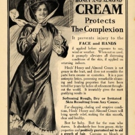 1909 Ad Hinds Honey Almond Cream Complexion Face Hands – Original Print Ad