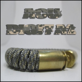 ACU Digicam Paracord Bullet Casings Bracelet