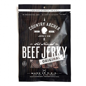 Country Archer Original Beef Jerky 3 oz each (2 Items Per Order)