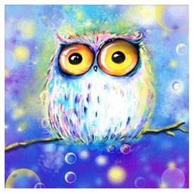Whitelotous DIY 5D Diamond Painting hinestone Painting By Diamond Cross Stitch Home Decor (Owl Baby)
