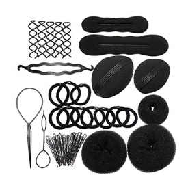 PIXNOR Hair Styling Accessories Kit Set for DIY