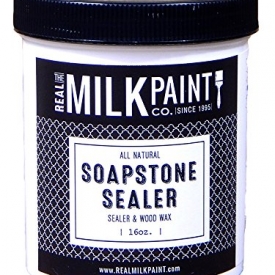 Real Milk Paint Soapstone Sealer and Wood Wax – 16 oz.