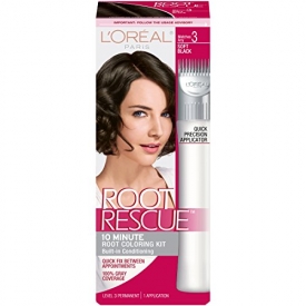L’Oréal Paris Root Rescue Hair Color, 3 Soft Black