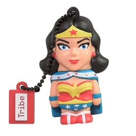Tribe DC Comics Warner Bros. Pendrive Figure 16 GB Funny USB Flash Drive 2.0, Keyholder Key Ring, Wonder Woman (FD031503)