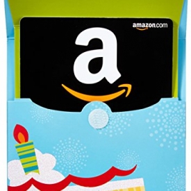 Amazon.com Gift Card in a Birthday Reveal