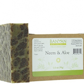 Banyan Botanicals Neem & Aloe Soap – Cooling and Soothing