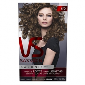 Vidal Sassoon Salonist Hair Colour Permanent Color Kit, 6/0 Light Neutral Brown