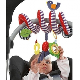 BeeSpring Kid Baby Crib Cot Pram Hanging Rattles Spiral Stroller&Car Seat Toy