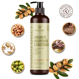 Hair Conditioner, Argan Oil Conditioner, MagiForet Natural Hair Conditioner for Dry Damaged Colored Hair, Professional Salon Products for Women Men Teens All Hair Types Daily Usage 16.9oz