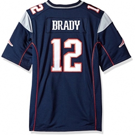 Tom Brady New England Patriots Team Color Youth Nike Game Jersey (Youth Medium 10-12)