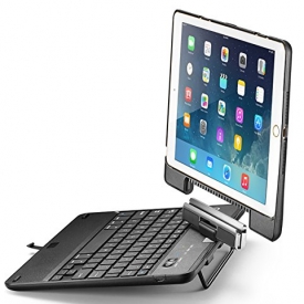 iPad Keyboard Case, iPad Air Keyboard Case, New Trent Airbender Star with Detachable Wireless Bluetooth Smart Keyboard for the Apple iPad Air, iPad Air 2, iPad 5 2017, iPad Pro 9.7