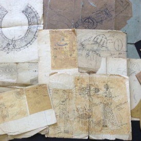 [Saint-Saëns, Camille. (1835-1921)]: Original Costume and Jewelry Designs for “Samson et Dalila”