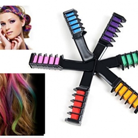 Zorvo Hair Chalk Comb Shimmer Temporary Hair Color Cream Metallic Glitter Temporary Hair Color Hair Dye Comb for Men, Women by Vowster, Wash Off ,Hairstyle Pomades for Party, Cosplay, Nightclu