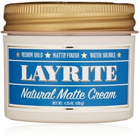 Layrite Natural Matte Cream Pomade, 4.25 oz.