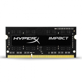 Kingston HyperX Impact Black 4GB 1600MHz DDR3L CL9 SODIMM 1.35V Laptop Memory (HX316LS9IB/4)