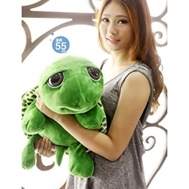 Plush Pillow Cushion Kawaii Big Eyes Tummy Turtle Doll Pendant Toy Gift Stuffed Sea Tortoise Cute Animal Pet