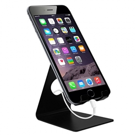 Cell Phone Stand,Sobetter iPhone Stand : Cradle, Dock, Holder For Switch, iPhone 7 6 6s Plus 5 5s 5c charging, Accessories Desk, all Android Smartphone – Black